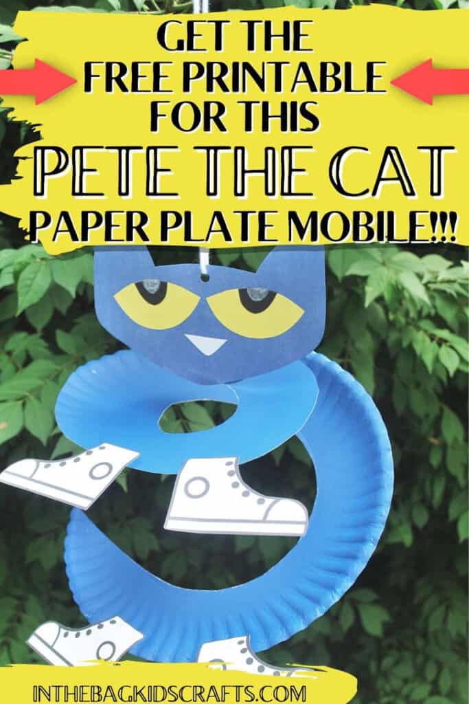 PETE THE CAT PAPER PLATE CRAFT 