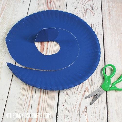 PETE THE CAT PAPER PLATE CRAFT STEP 5
