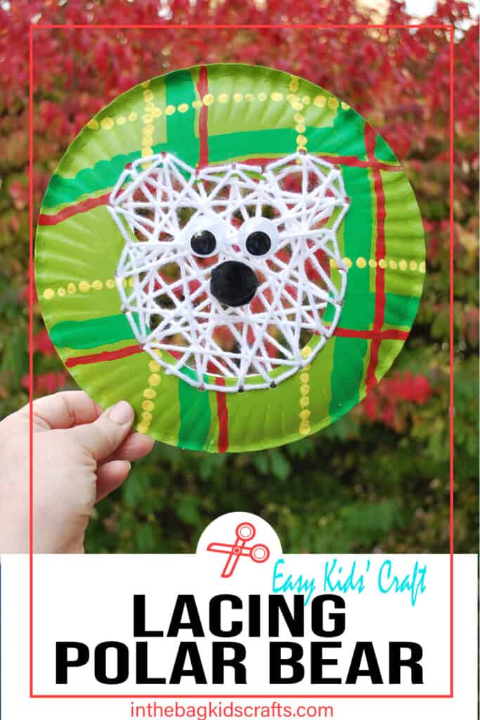 PAPER PLATE POLAR BEAR CRAFT 
