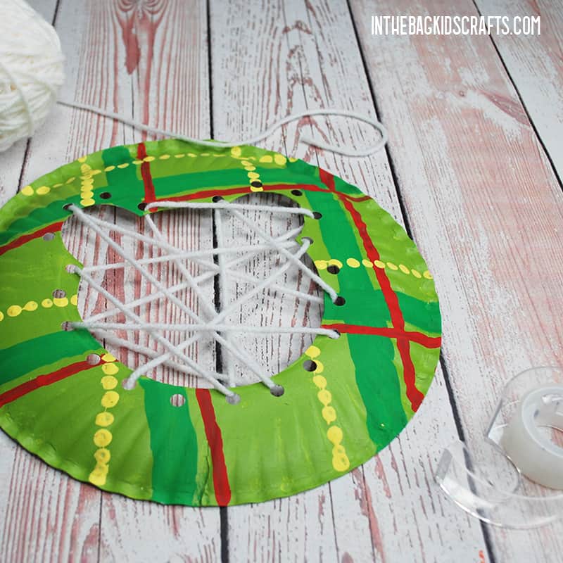 PAPER PLATE POLAR BEAR CRAFT STEP 5