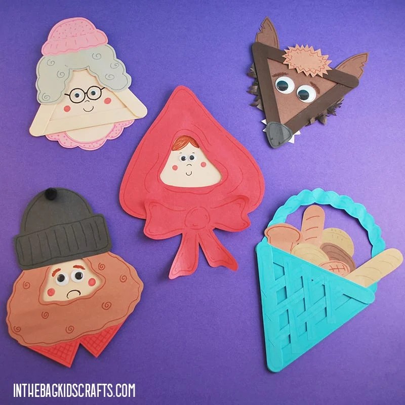 LITTLE RED RIDING HOOD CRAFTS FOR KIDS