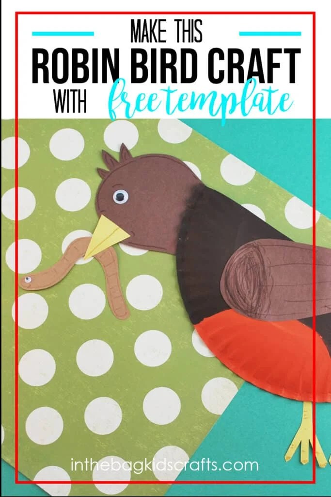 PAPER PLATE ROBIN CRAFT FOR KDIS 