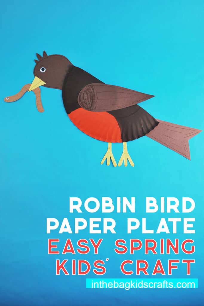 PAPER PLATE ROBIN CRAFT 