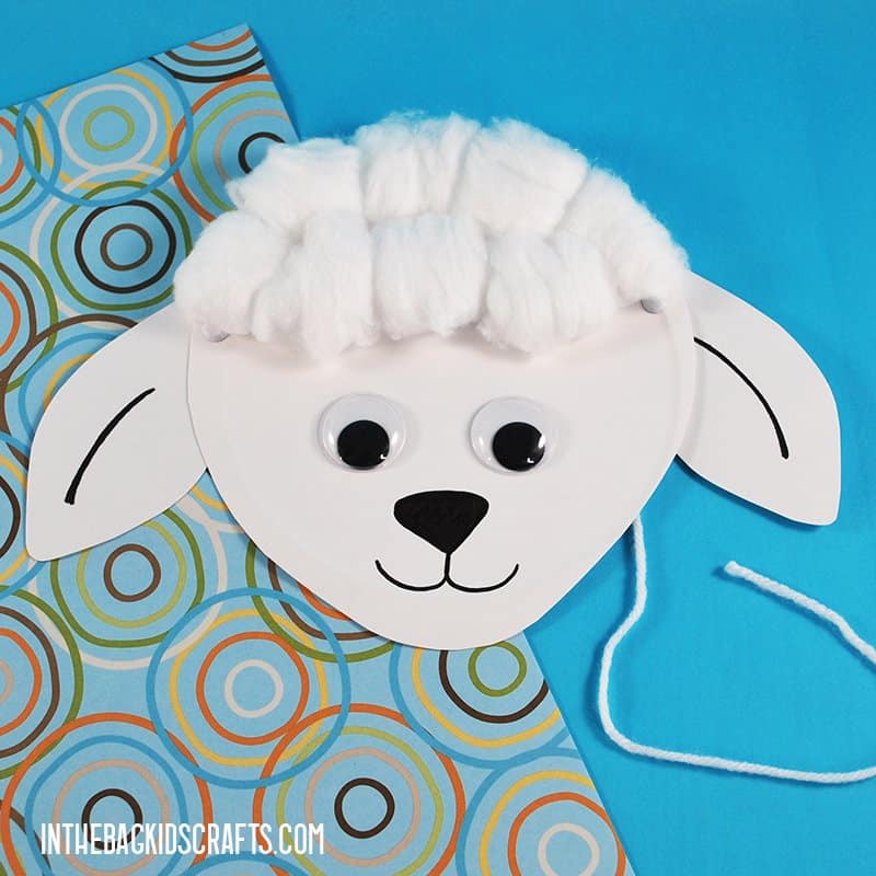 SHEEP CRAFT WITH COTTON BALLS