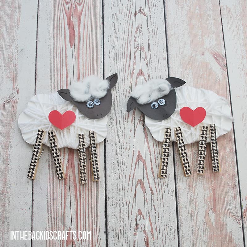 VALENTINE CRAFTS FOR KIDS SHEEP