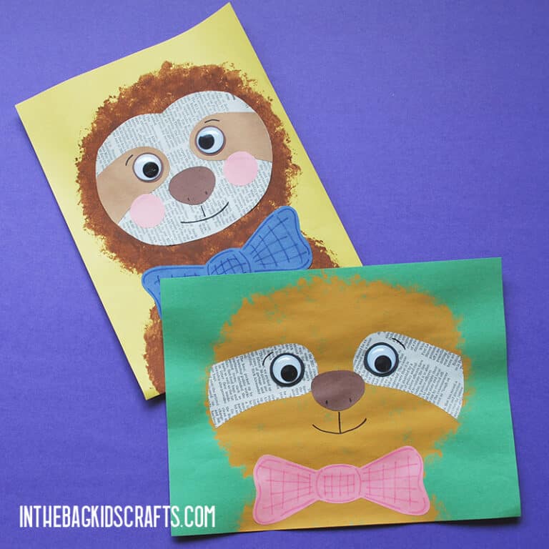 SLOTH CRAFT FOR KIDS