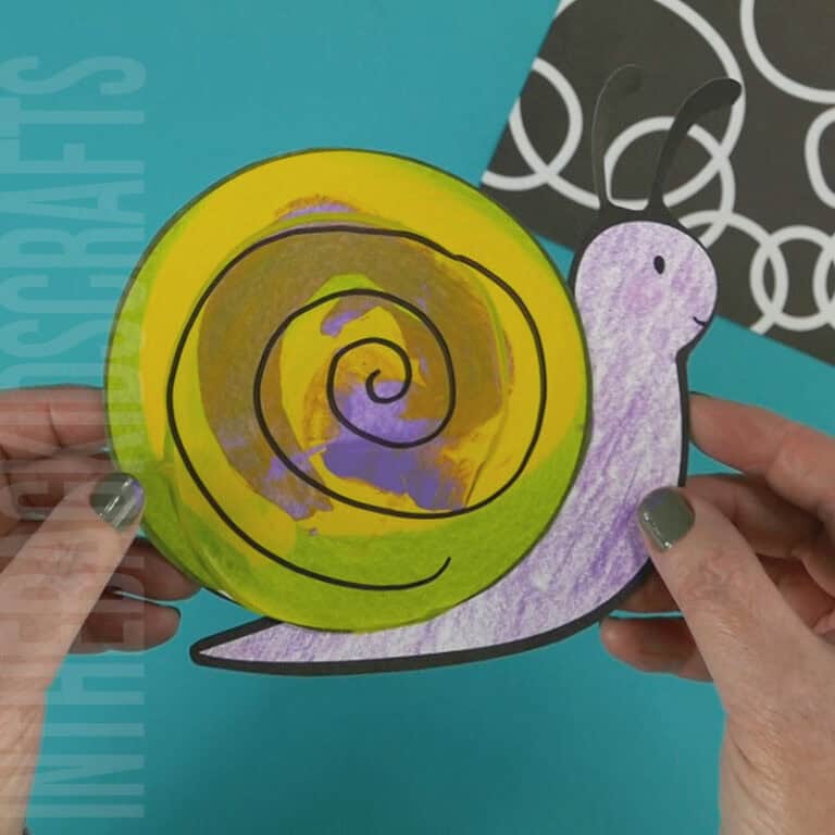 paper snail craft for kids