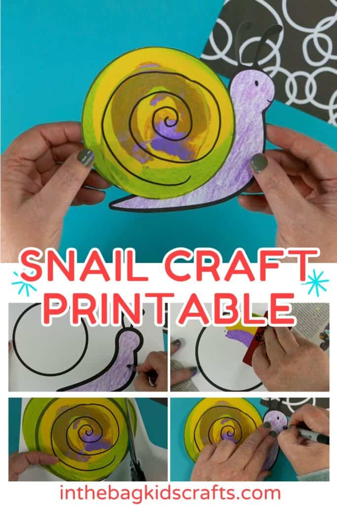 printable snail craft 