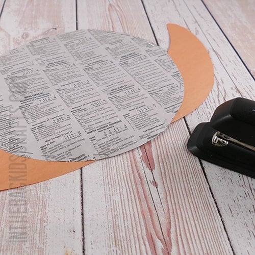 NEWSPAPER SNAIL CRAFT STEP 3