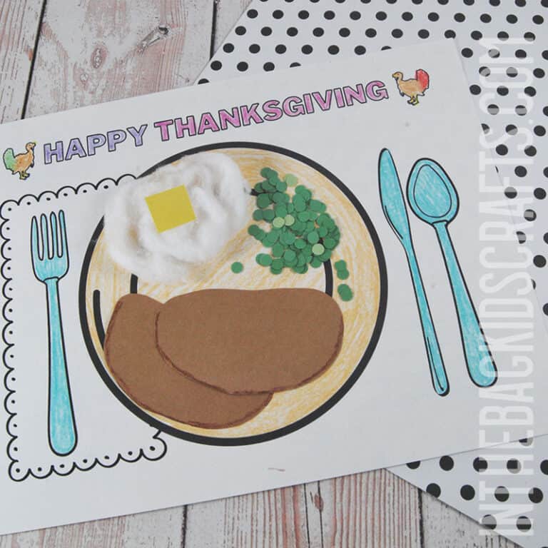 Thanksgiving Placemat Printable