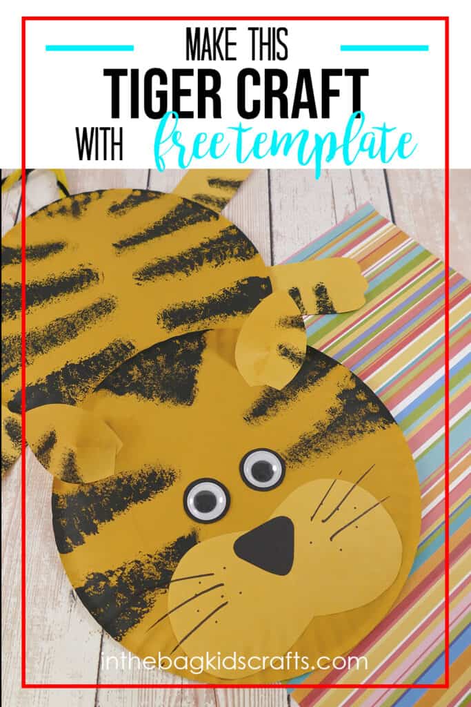 Paper Plate Tiger Craft for Kids 