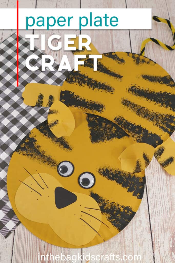 Paper Plate Tiger Craft for Kids