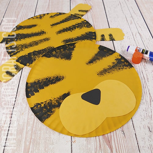 TIGER CRAFT FOR KIDS STEP 5
