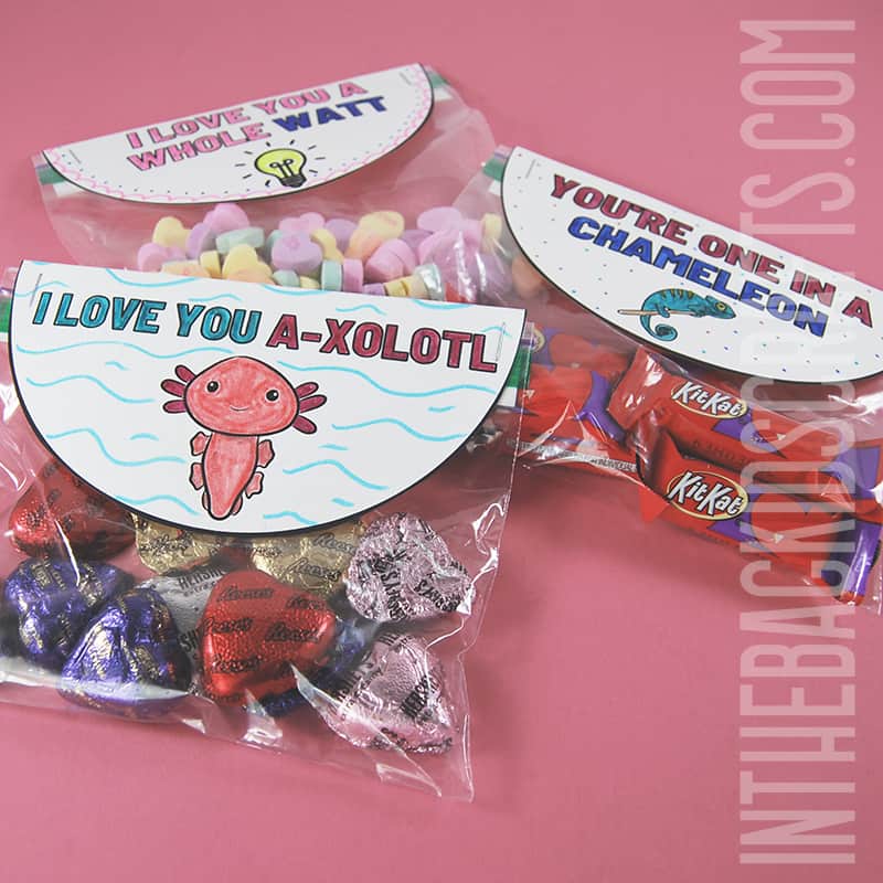 Free Valentine Printable pdf for treat bags