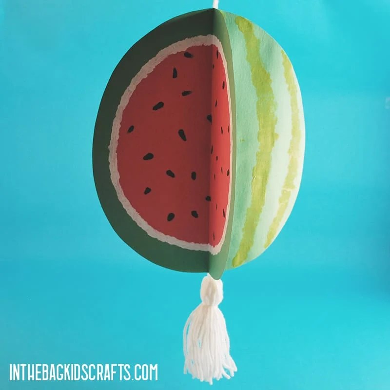 PAPER WATERMELON CRAFT