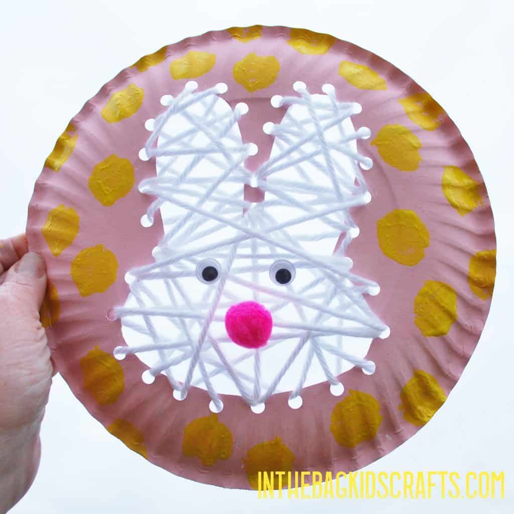 LACING ACTIVITIES Easter Bunny Kids Craft