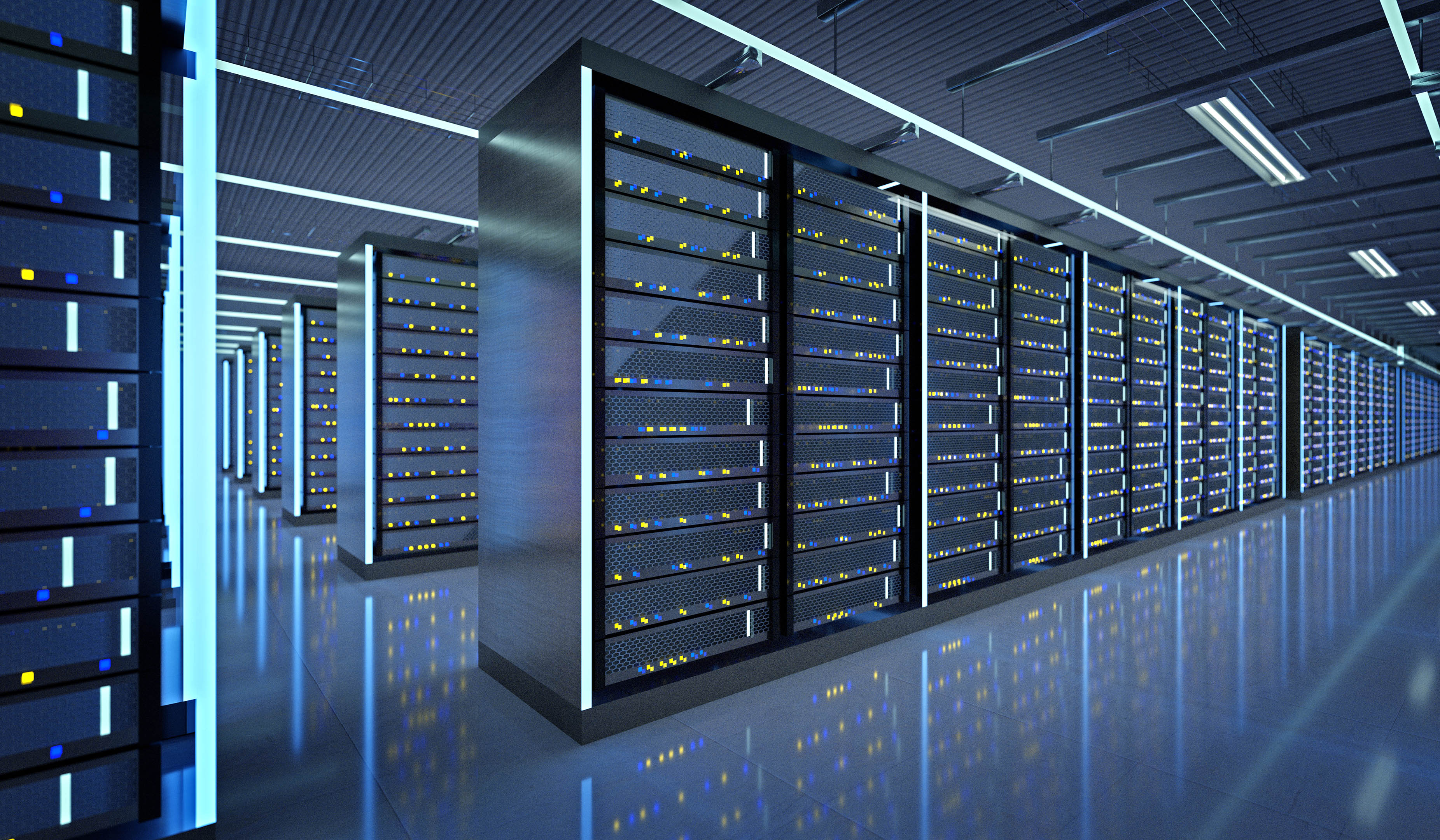 data center complex rendering