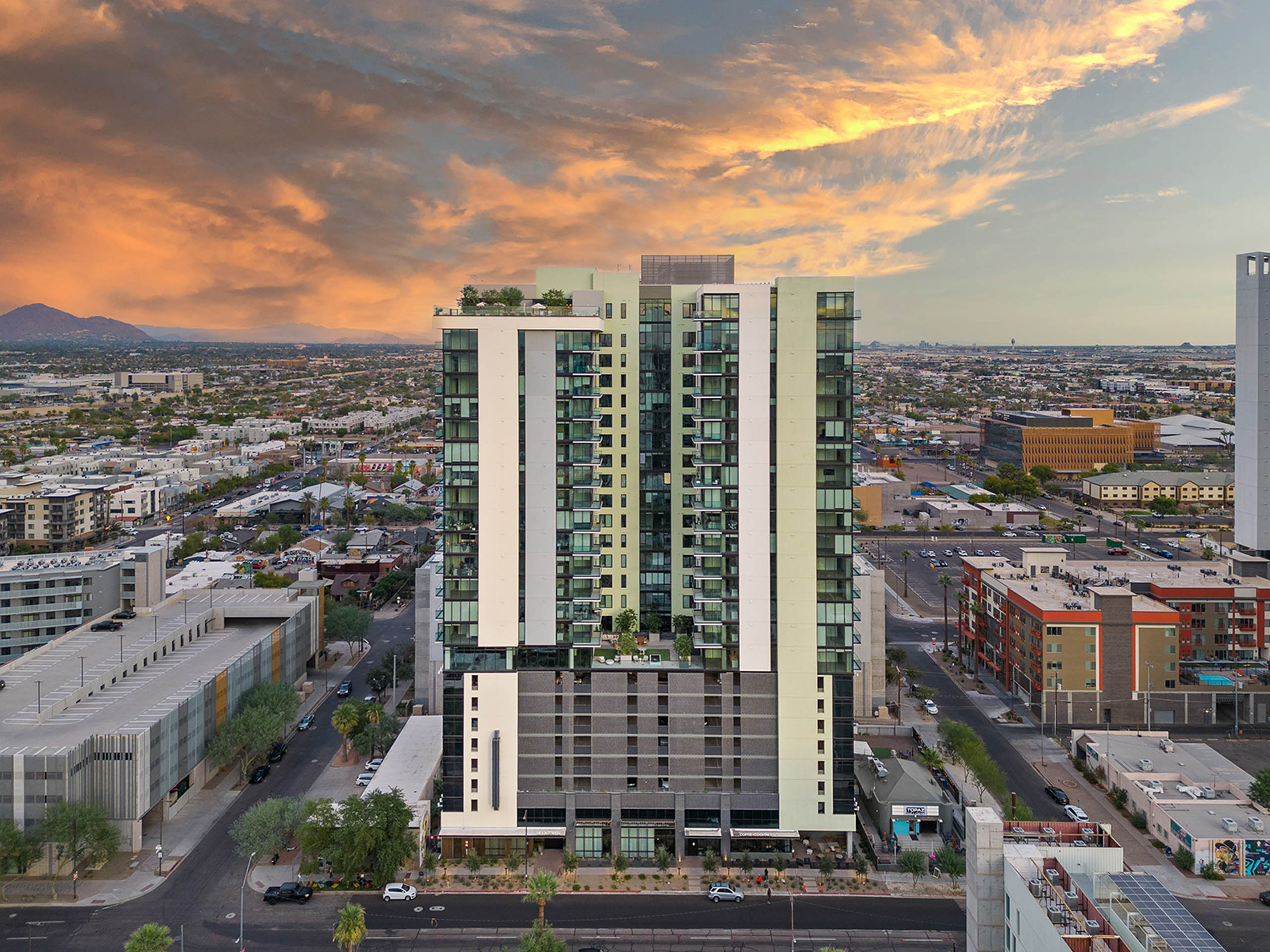 Moontower PHX architectural exterior photos