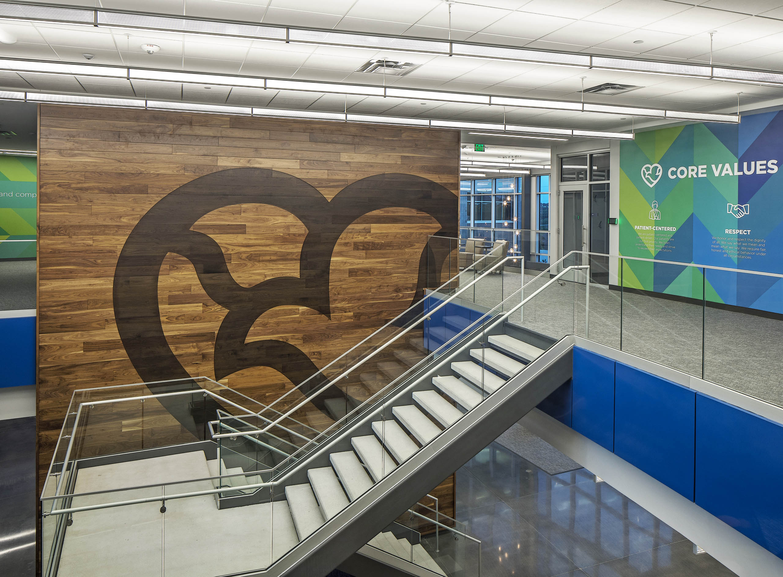 methodist-health-system-corporate-office-stairwell
