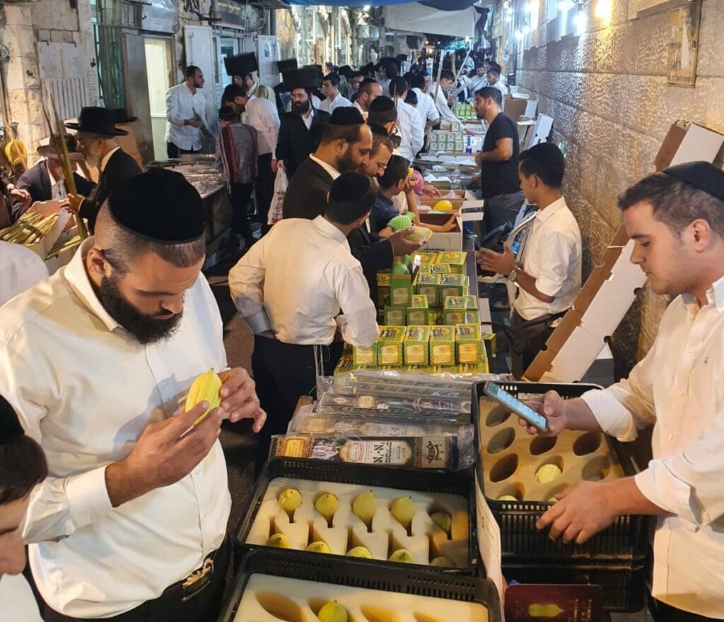 שוק ארבעת המינים צילום ארנון בוסאני
