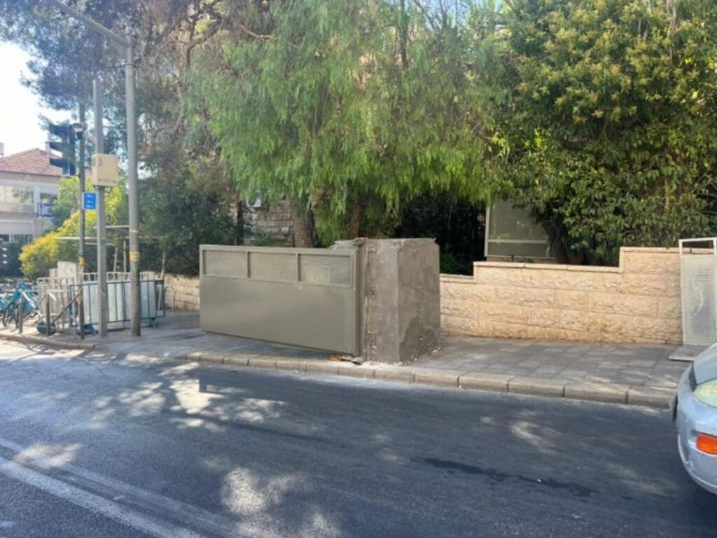 מחסום ברחוב עזה בירושלים