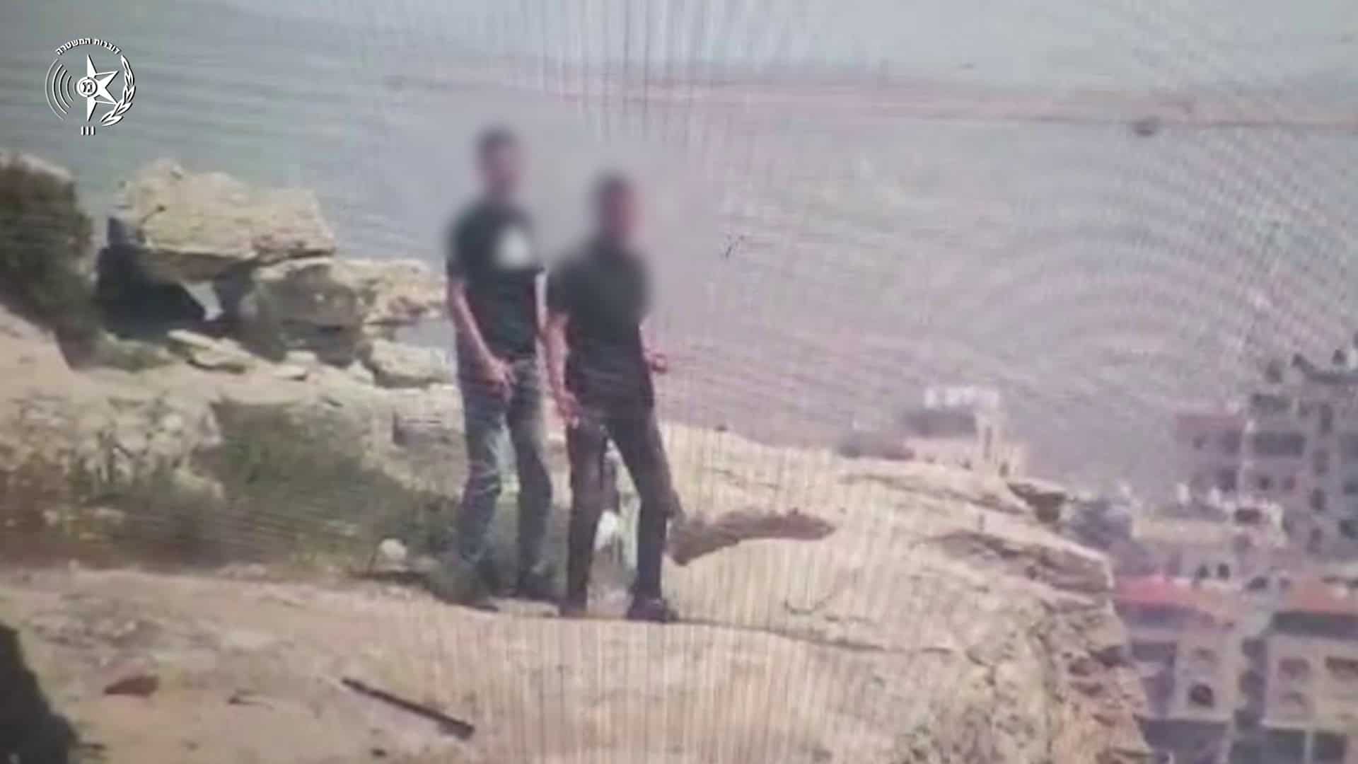 צילום מתוך תיעוד מעצר חשודים ביידוי אבנים בצפון ירושלים