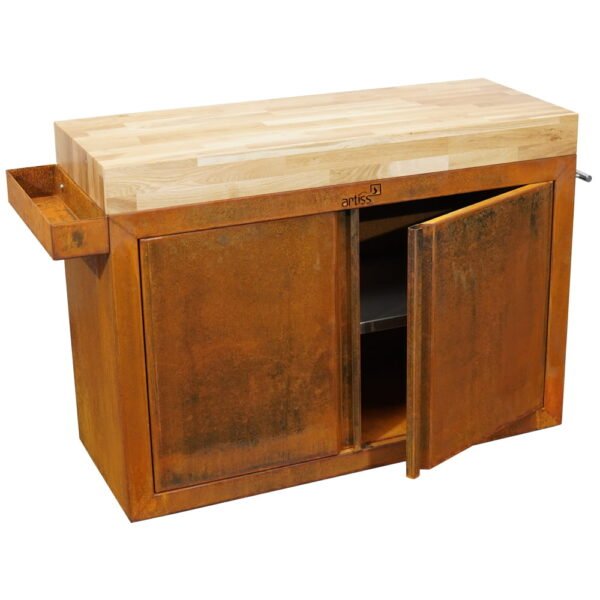 Meuble Artiss Corten tablette bois 115 x 50 cm – Image 3