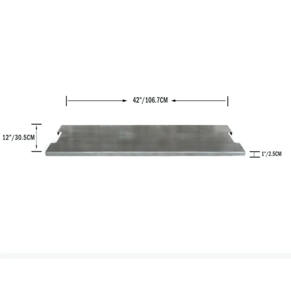 Couvercle de foyer Rectangle pour table Brasero HAMPTON – Image 2
