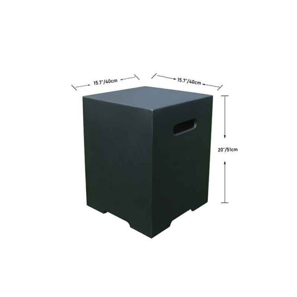 Coffre de bouteille à gaz pour table brasero AURORA - Elementi