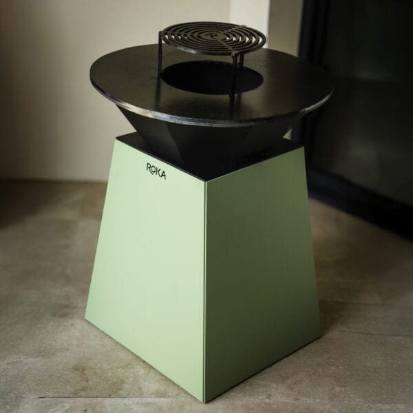 Brasero Barbecue + Plancha ø85 cm Eucalyptus - Roka – Image 2