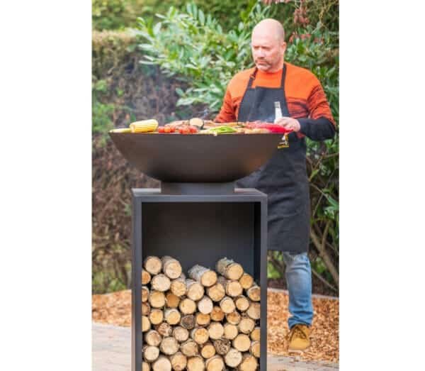 Brasero Barbecue Onyx Ø80cm + Grille + Housse offerte – Image 2