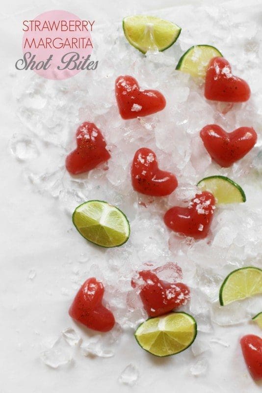 Strawberry Margarita Shot Bites / joy the baker 