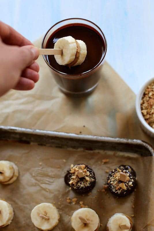 Peanut Butter Banana Bonbons