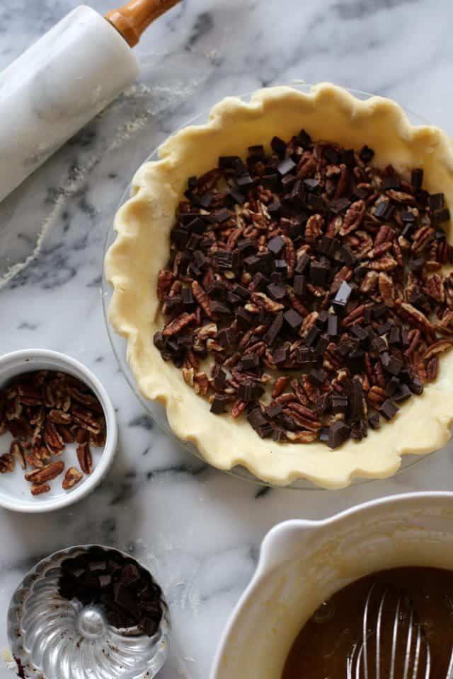 Chocolate Pecan Derby Pie