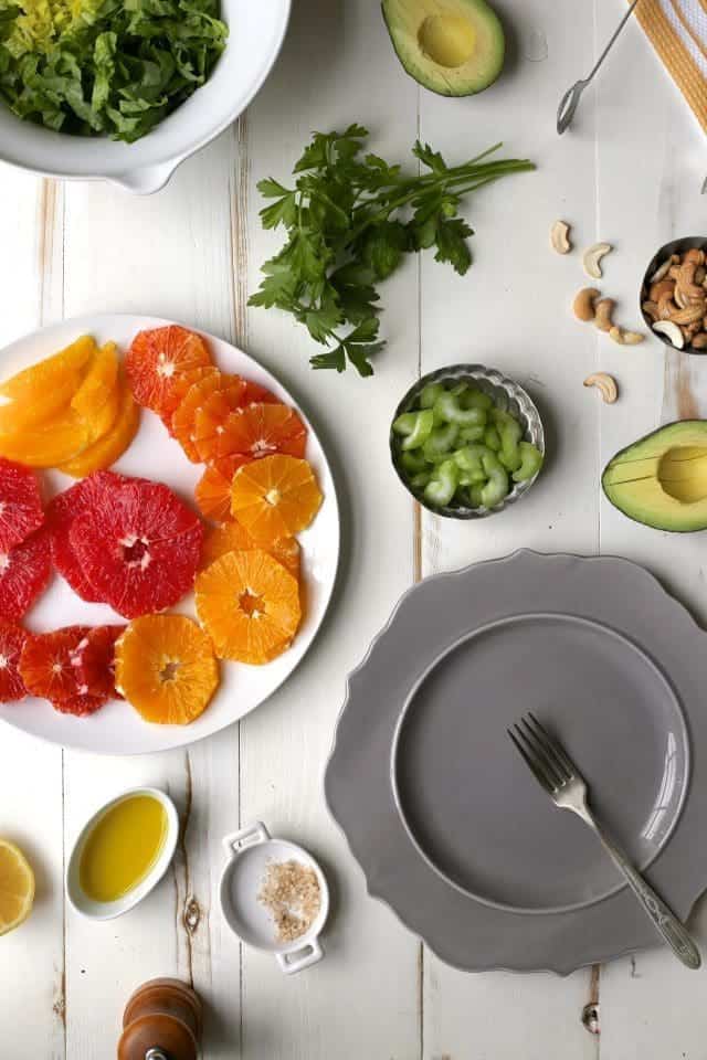 All The Citrus and Some of the Greens Salad