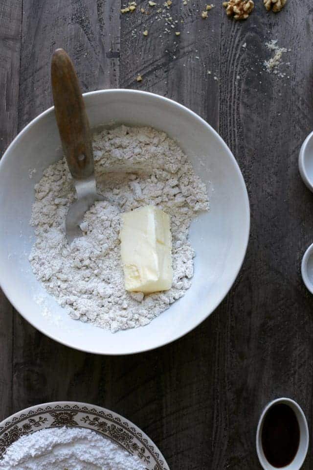 Butter Walnut Cookies
