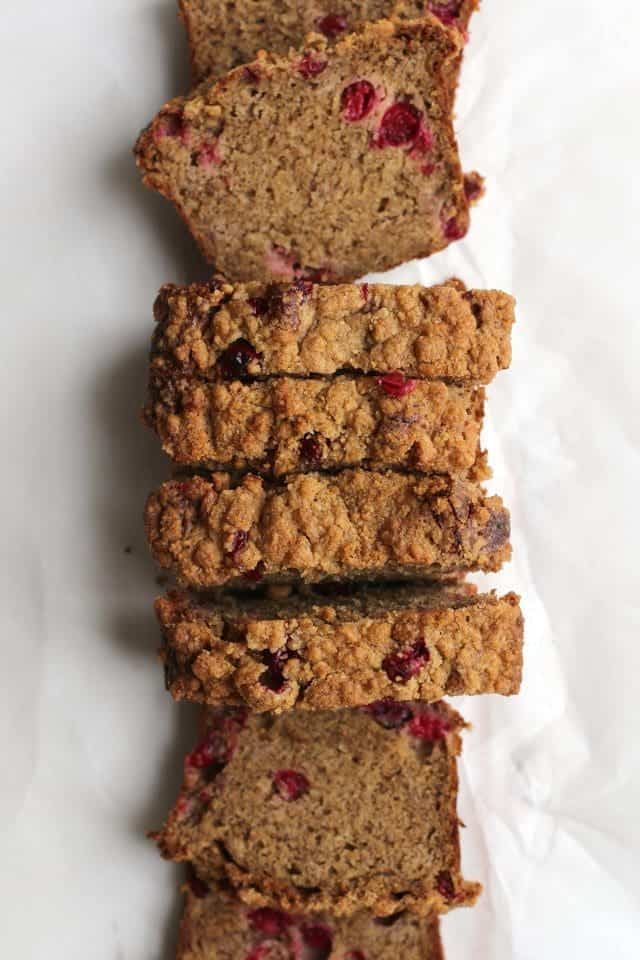brown butter banana cranberry bread