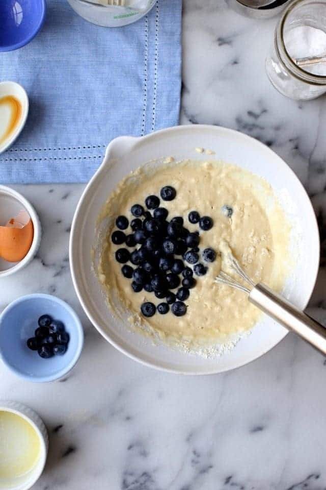 Blueberry Buttermilk Waffles