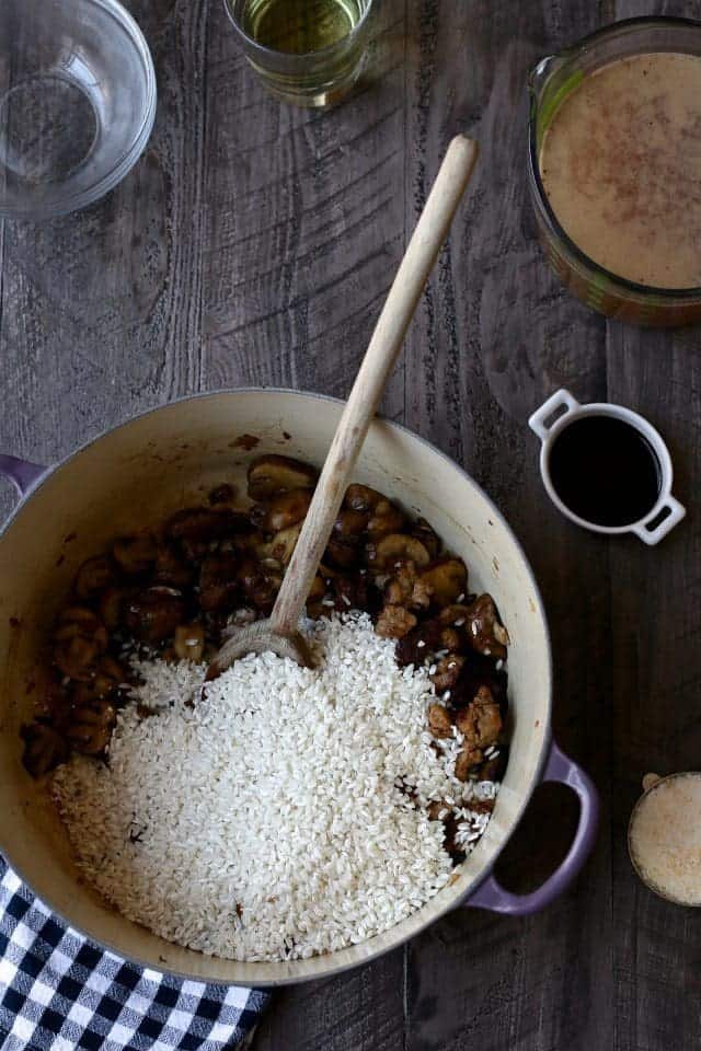 Sausage and Mushroom Risotto
