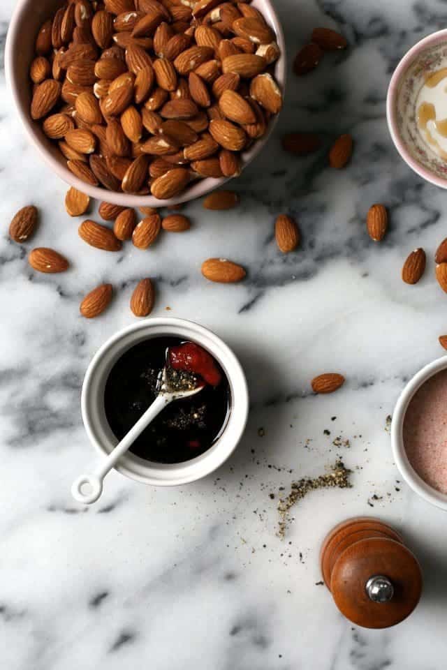 Maple Tamari Roasted Almonds