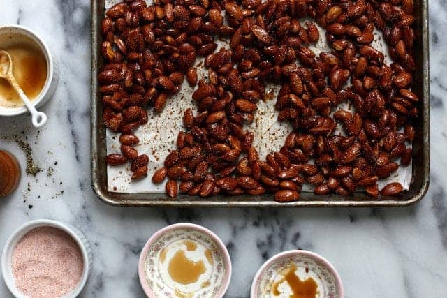 Maple Tamari Roasted Almonds