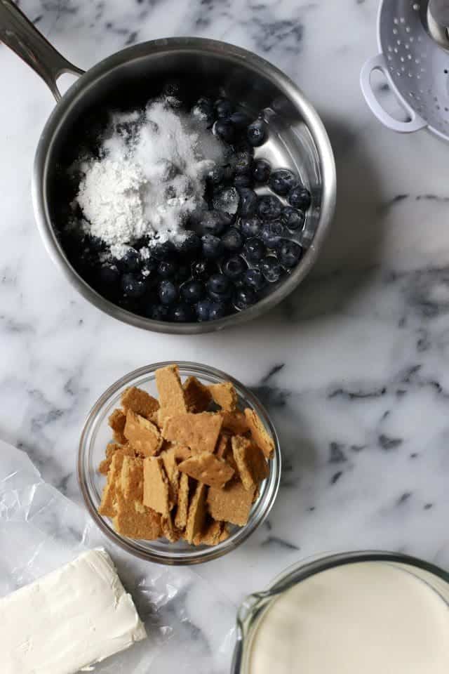 Blueberry Cheesecake Ice Cream