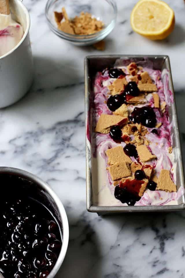 Blueberry Cheesecake Ice Cream