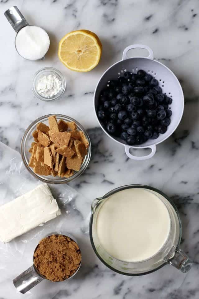 Blueberry Cheesecake Ice Cream
