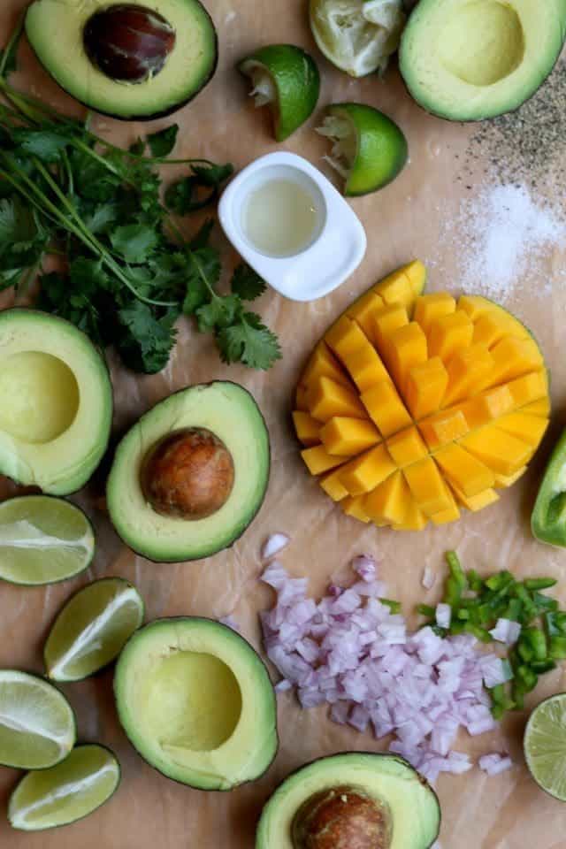 Mango and Jalapeño Guacamole