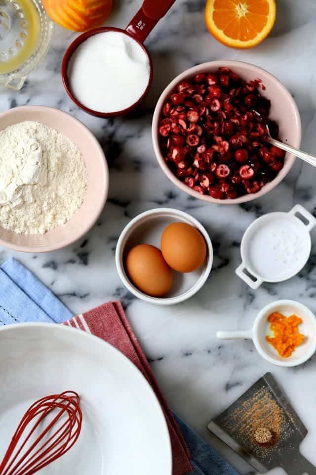 Cranberry Orange Clafoutis