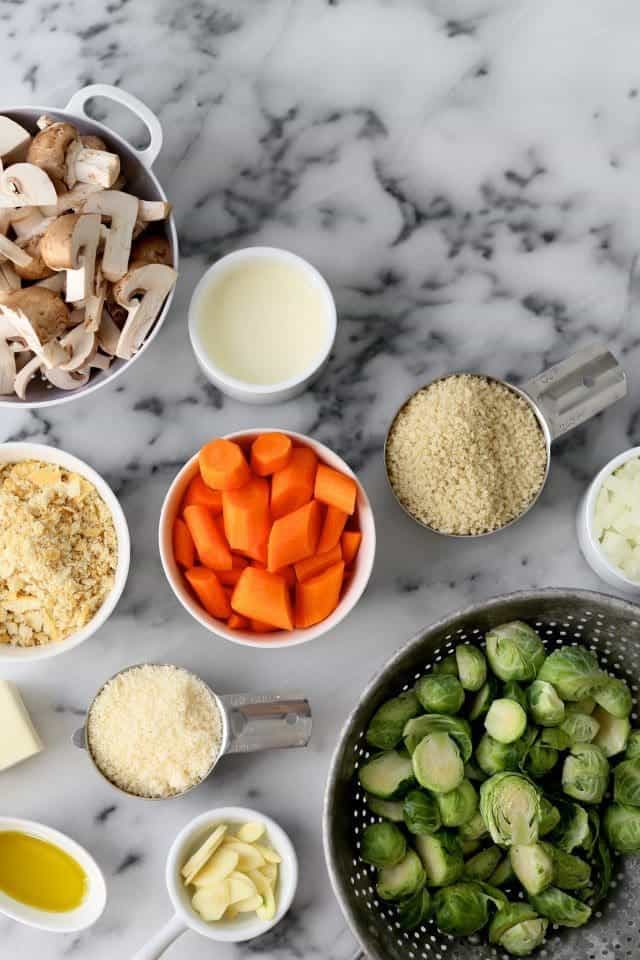 Roasted Vegetable Winter Crumble