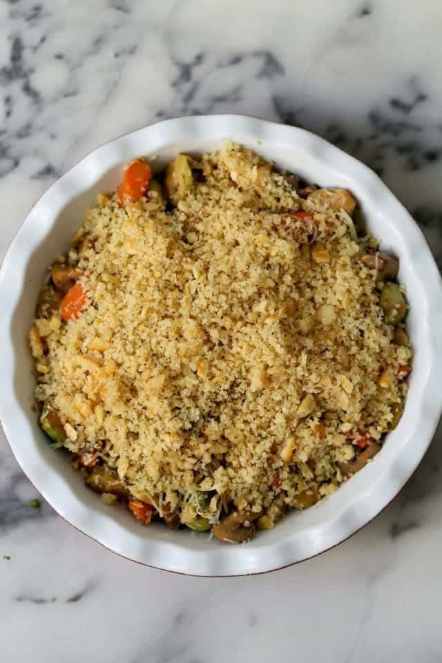 Roasted Vegetable Winter Crumble