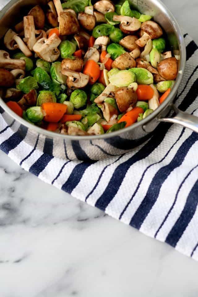 Roasted Vegetable Winter Crumble