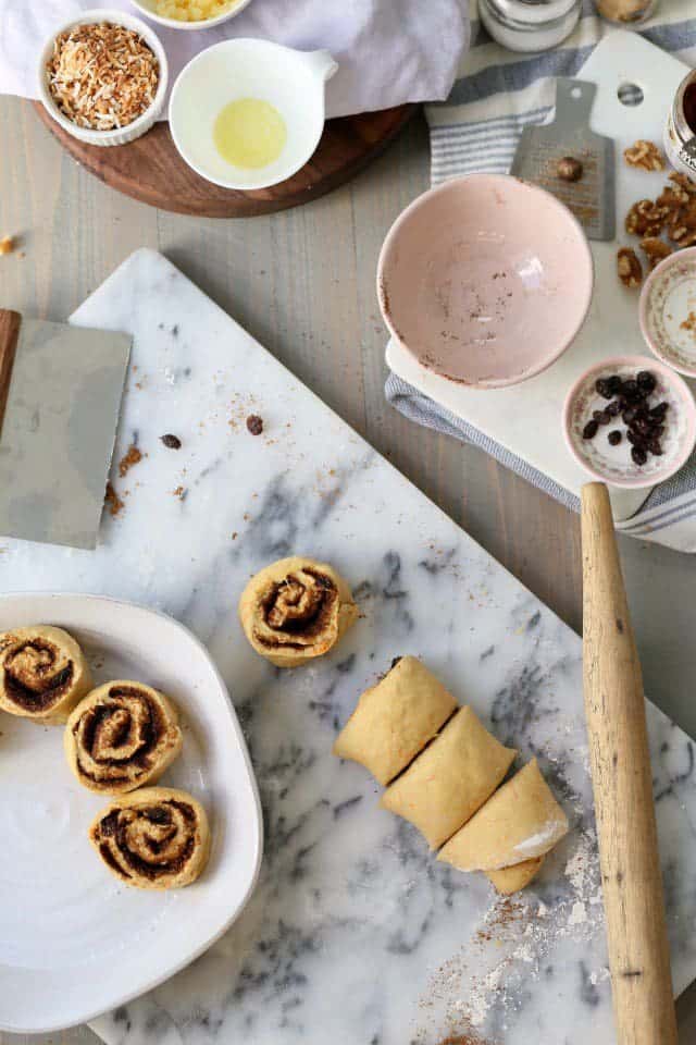 Carrot Cake Cinnamon Rolls